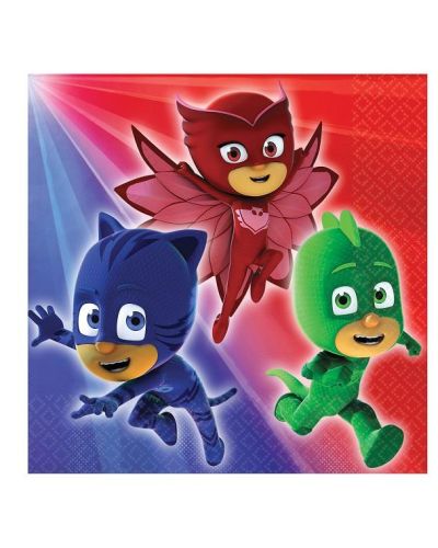 PJ Masks Beverage Napkins 16pk