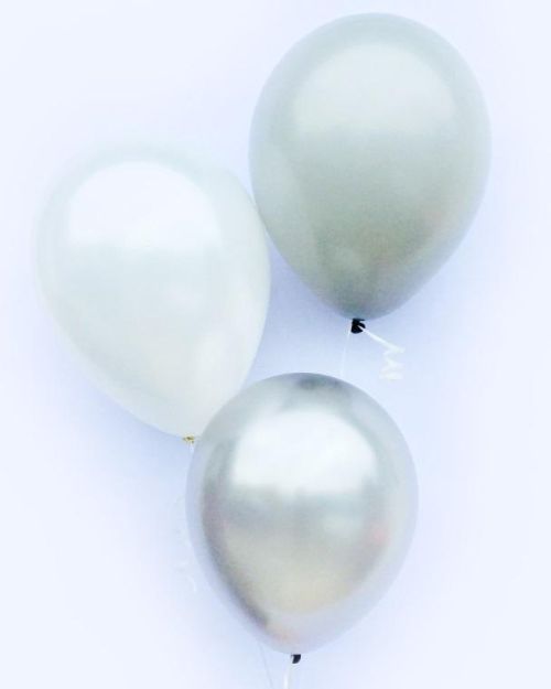 Plain Balloon Mix – Platinum 12pk