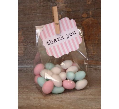 Clear Gift Bags – Large