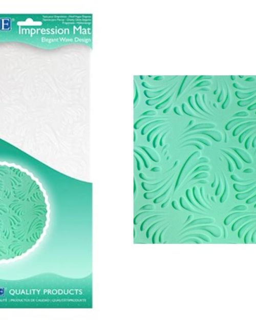 PME Elegant Wave Impression Mat