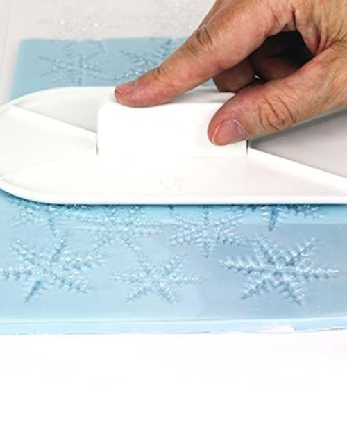 PME Snowflake Impression Mat