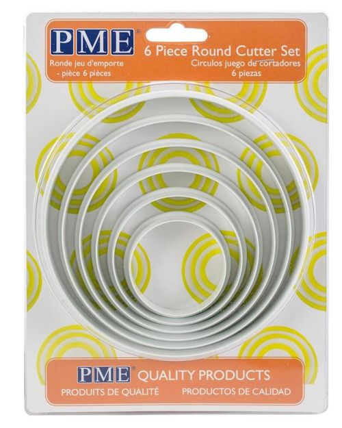 PME Round Cutters 6pce Set