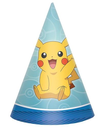 Pokemon Party Hats 8pk