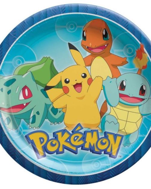 Pokemon Dinner Plates 8pk