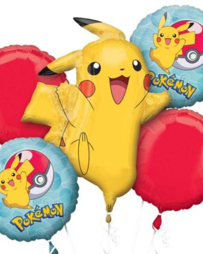 Pokemon Foil Balloon Bouquet