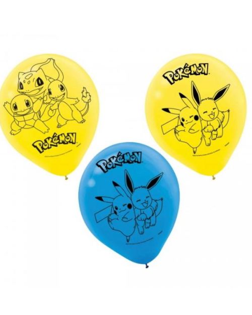 Pokemon Balloons 6pk