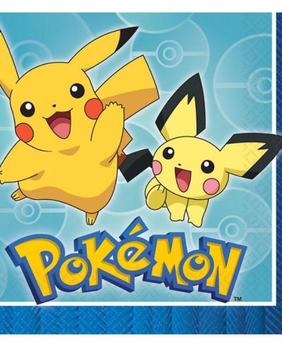 Pokemon Lunch Napkins 16pk