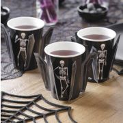 Pop Out Skeleton Coffin Cups 8pk