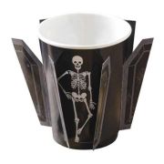 Pop Out Skeleton Coffin Cups 8pk