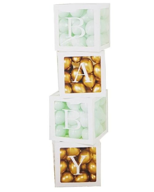 Pop Up Baby Balloon Boxes