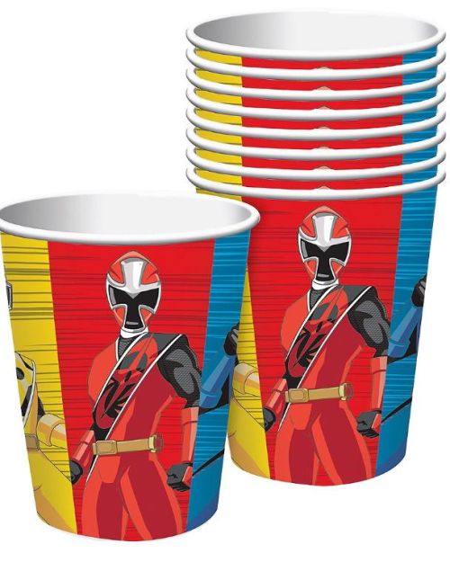 Power Rangers Ninja Steel Cups 8pk