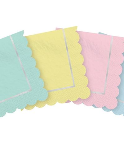 Pretty Pastels Beverage Napkins 16pk