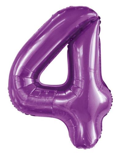 86cm Purple Number Balloon – 4