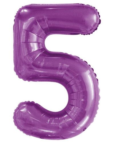 86cm Purple Number Balloon – 5