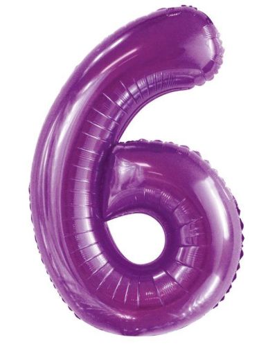 86cm Purple Number Balloon – 6