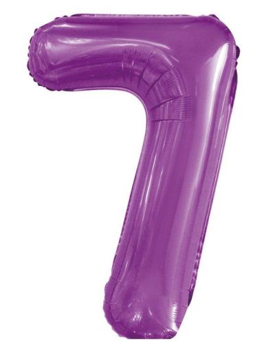 86cm Purple Number Balloon – 7