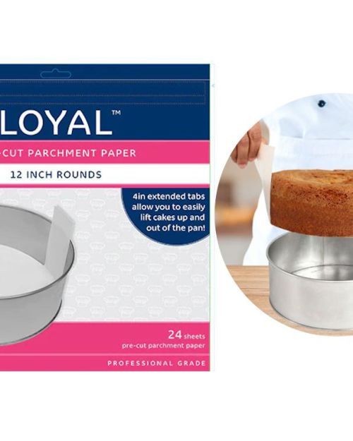 Pre-cut Parchment Paper Round 12in 6pk