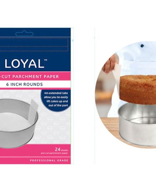 Pre-cut Parchment Paper Round 6in 24pk