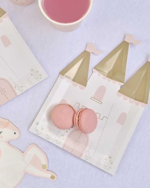 Princess Party Castle Plates 8pk