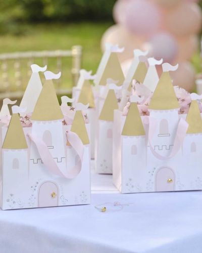 Princess Party Castle Treat Bags 5pk