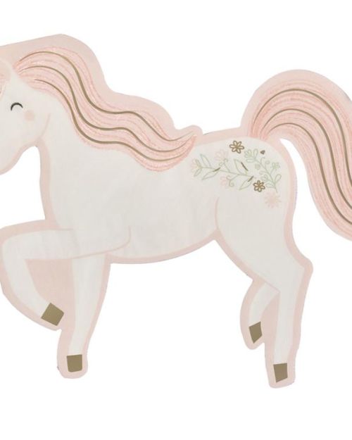 Princess Party Horse Napkins 16pk