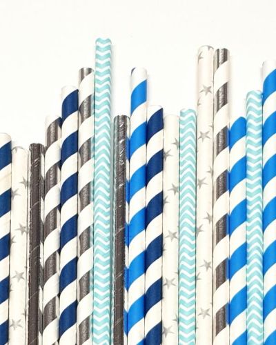 Paper Straws Mix 25pk – Prince