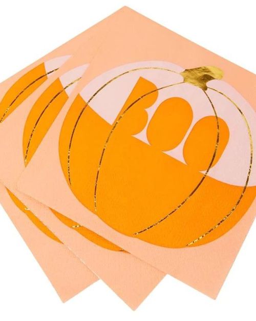 Pumpkin Brights Napkins 16pk