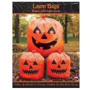 Pumpkin Lawn Bags 3pk
