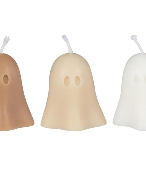 Pumpkin Spice Ghost Candles 3pk