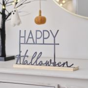 Pumpkin Spice Happy Halloween Sign