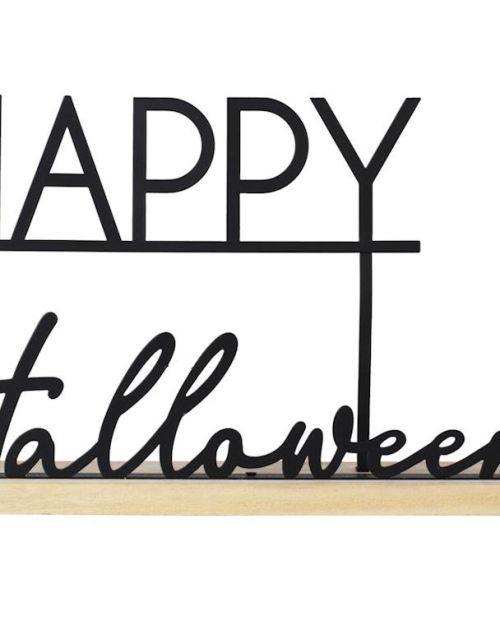 Pumpkin Spice Happy Halloween Sign