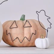 Pumpkin Spice Halloween Wire Decorations