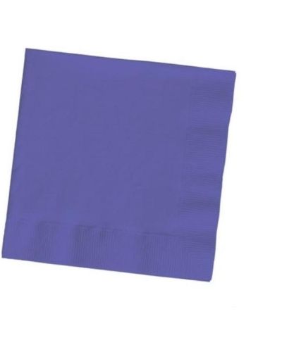 Purple Beverage Napkins 20pk