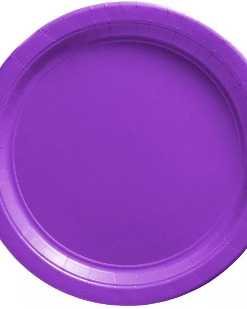 Purple Dinner Plates 20pk