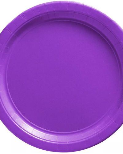 Purple Dinner Plates 20pk