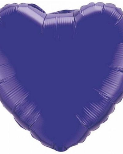 Heart Shaped Foil Balloon – Purple