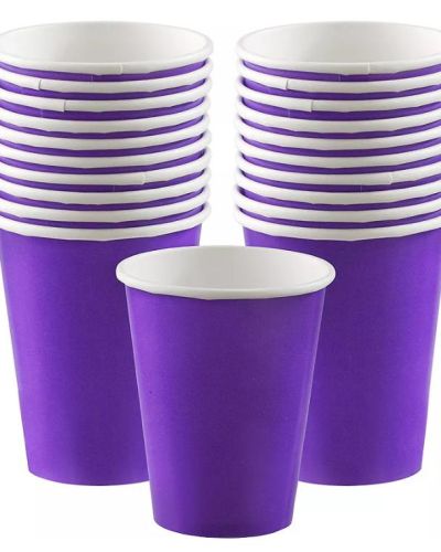 Paper Cups 20pk – Purple