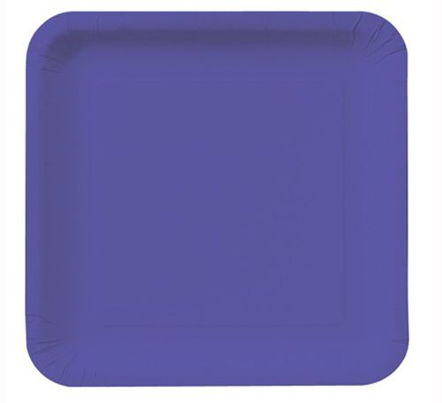 Lunch Plate Square – Purple 12pk