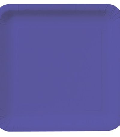 Lunch Plate Square – Purple 12pk