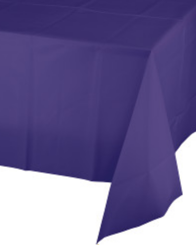 Purple Plastic Table Cloth