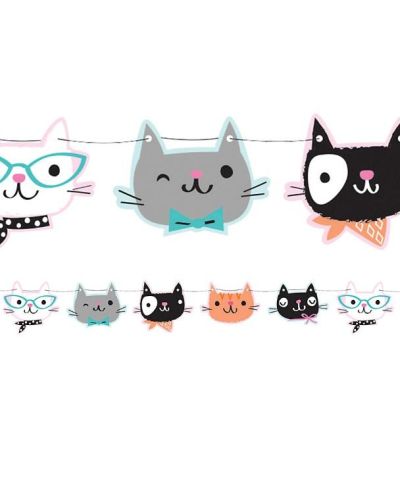 Purr-fect Party Banner