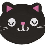 Purr-fect Party Cat Face Plates 8pk