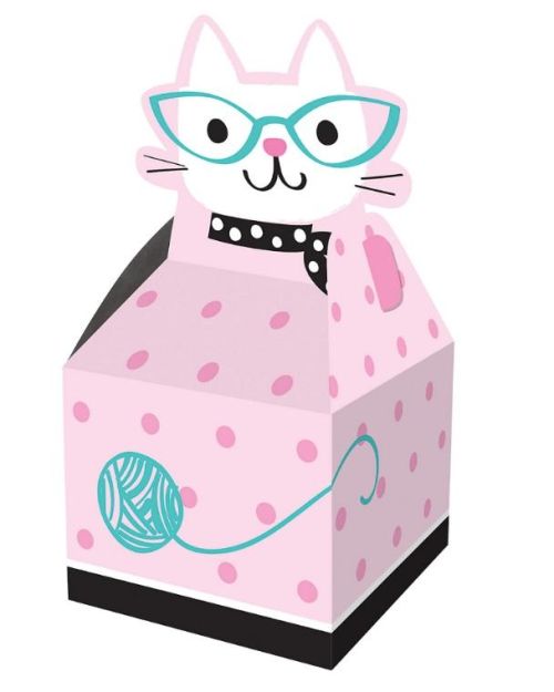 Purr-fect Party Favour Boxes 8pk