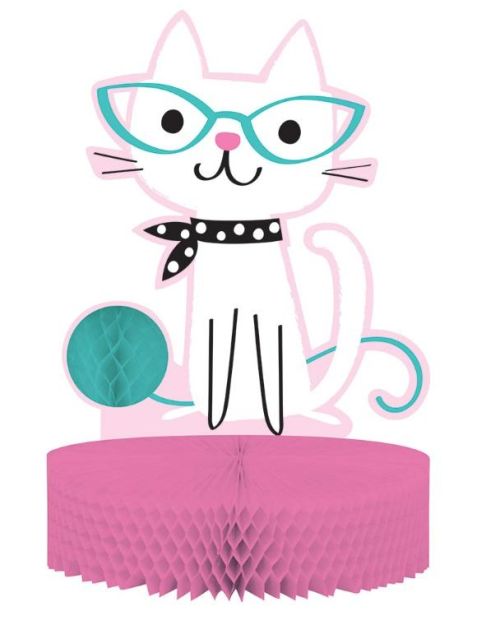 Purr-fect Party Honeycomb Centrepiece