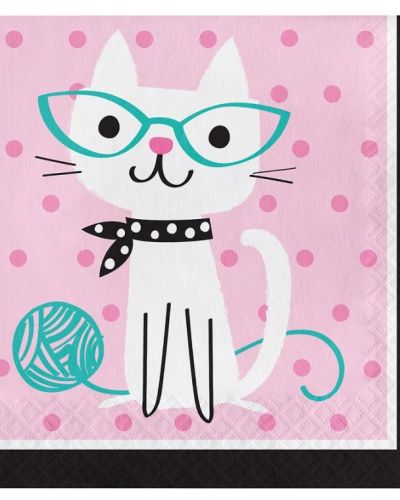 Purr-fect Party Lunch Napkins 16pk