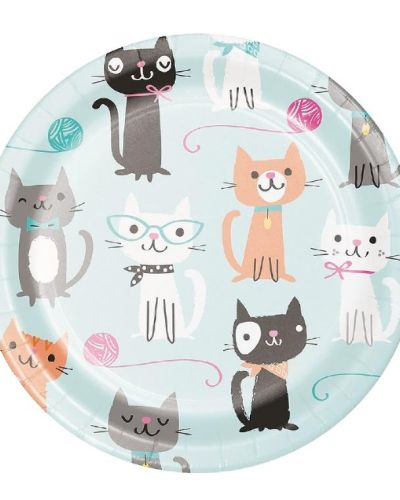 Purr-fect Party Lunch Plates 8pk