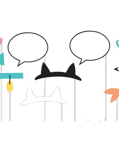 Purr-fect Party Photo Props