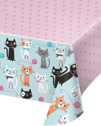 Purr-fect Party Tablecover