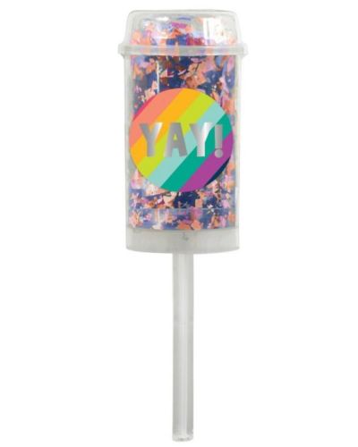 Push Up Confetti Poppers 2pk – Multi