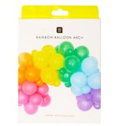 Rainbow Balloon Arch